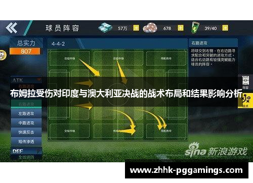 布姆拉受伤对印度与澳大利亚决战的战术布局和结果影响分析